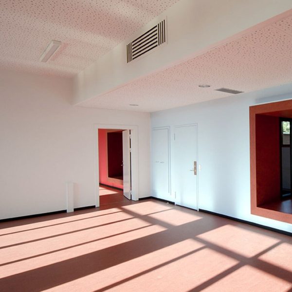 KNAUF Danoline Corridor ceiling panel in white colour globe perforation design at an apartment