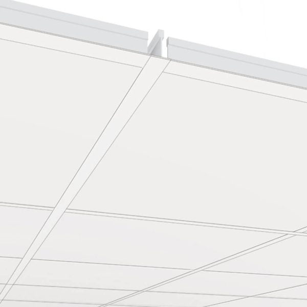 KNAUF Danoline DANOtile close up of a white colour ceiling panel