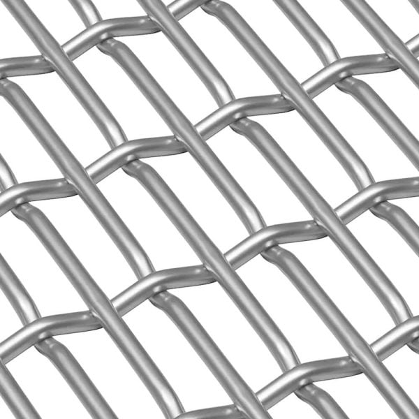 GKD Ellipse 14 stainless steel rigid mesh weave close up